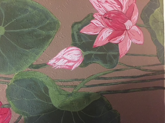Lotus mural, view 8.